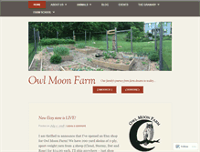 Tablet Screenshot of owlmoonfarm.com